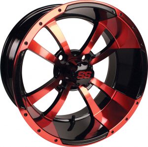 Storm Trooper Red/Black 14" Aluminum Rims