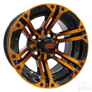 ALUMINUM RIM ORANGE & BLACK
