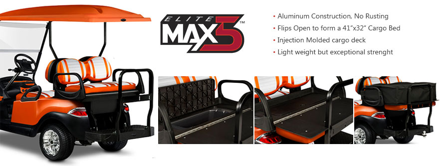 MAX5 Golf Cart Rear Seat Kit